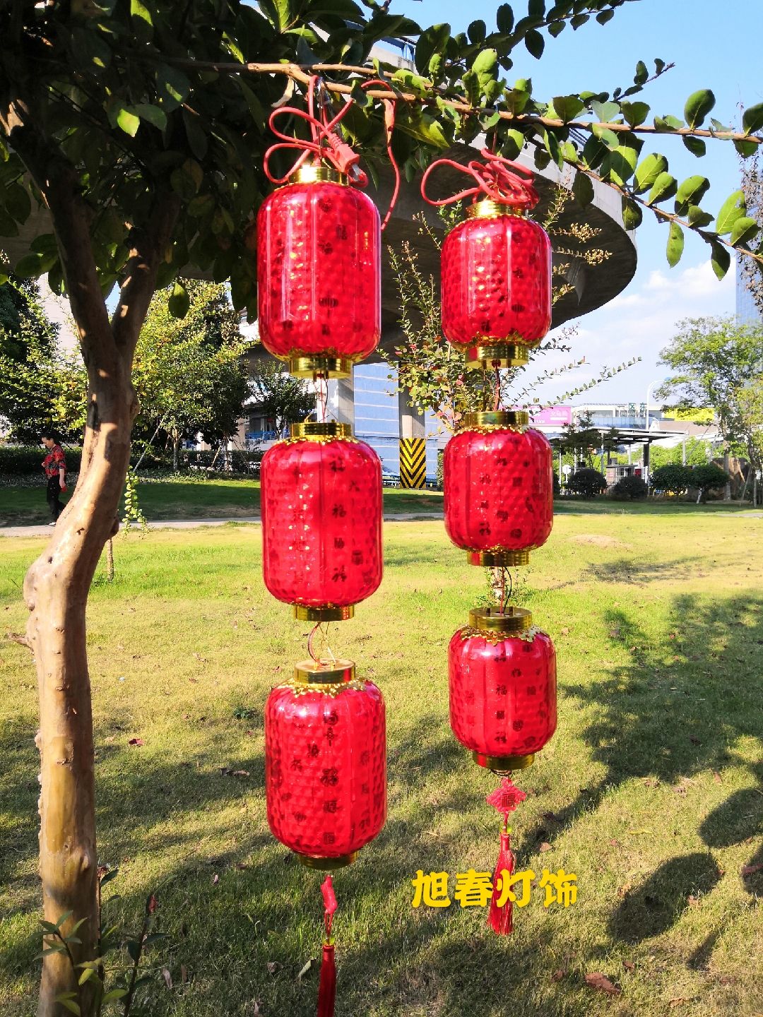 中秋水晶亚克力福手提冬瓜形灯笼音乐儿童舞台装饰灯详情7