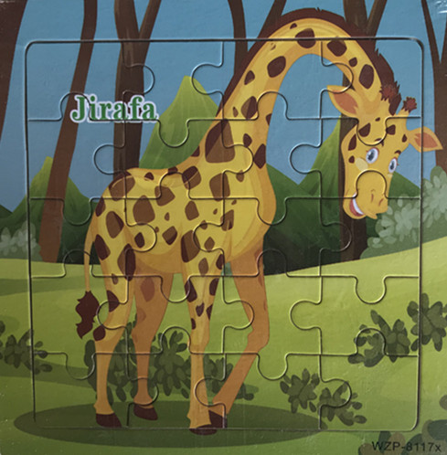 Small wooden jigsaw puzzle