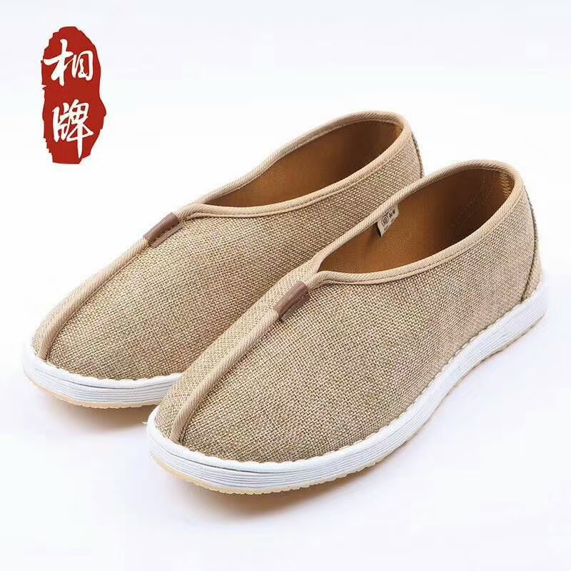 Summer soft-soled and thick-soled monk shoes for men and women, breathable, ultra-light, anti-slip, wear-resistant, four-season fleece monk single shoes Golden Qilin 04 details Picture