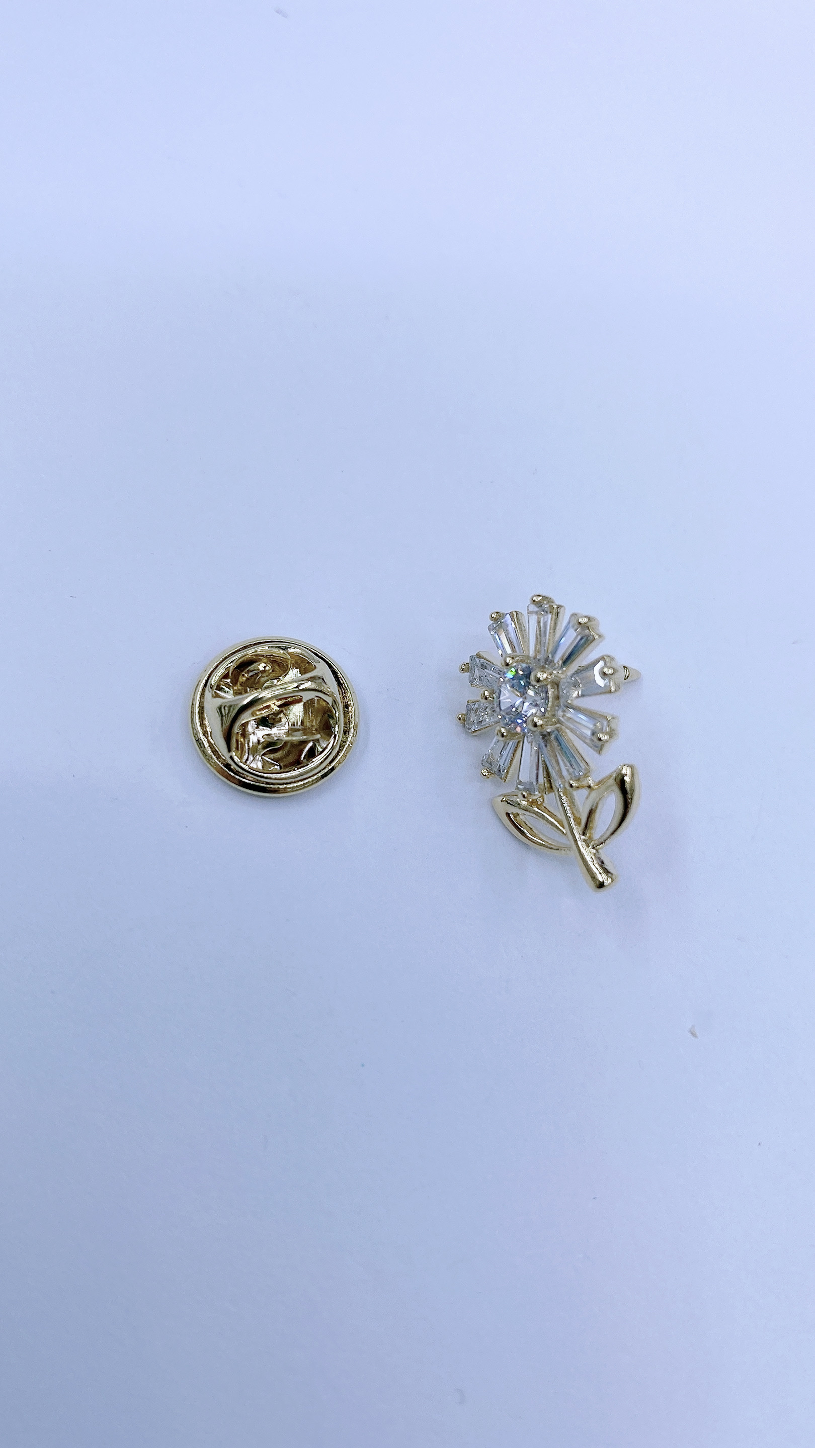 锆石镶嵌小树花朵甜美胸针简约潮流胸花