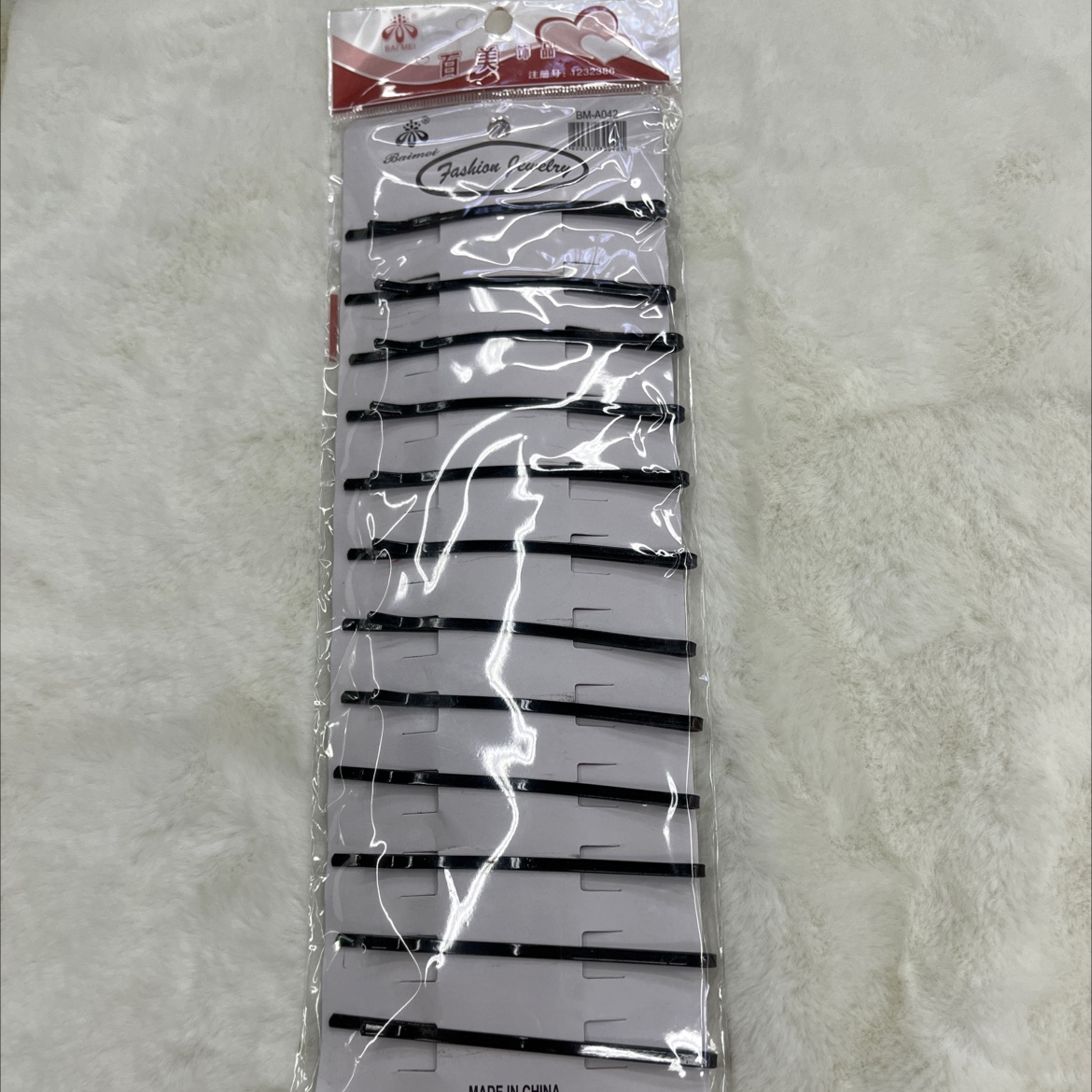 日韩系四季款弓夹黑色边夹顶夹盘发造型发饰百美