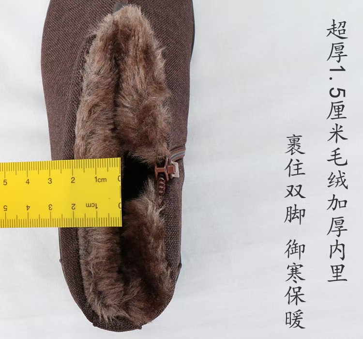 Golden Qilin 02 Monks' Shoes for Men and Women in Summer: Soft and thick soles, breathable, ultra-light, anti-slip, wear-resistant. Four-season fleece single shoes for monks Specification image