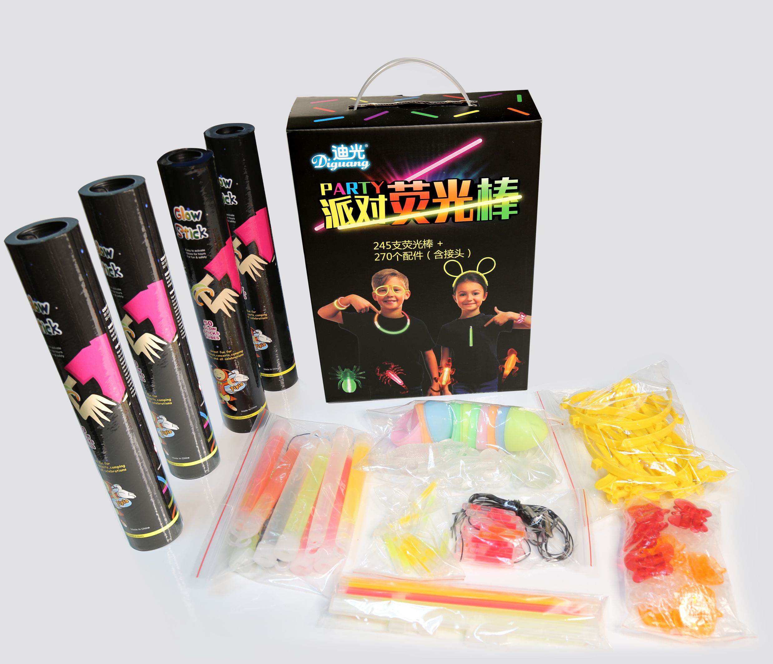 荧光套装荧光兔子耳朵发卡，儿童玩具新奇特。详情图2