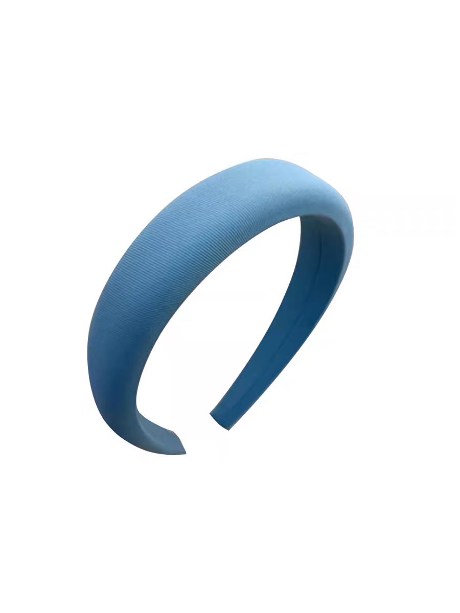 This Korean imported retro solid-color fabric high headband that highlights the face is a versatile and trendy trendy headband for spring and summer Item Picture