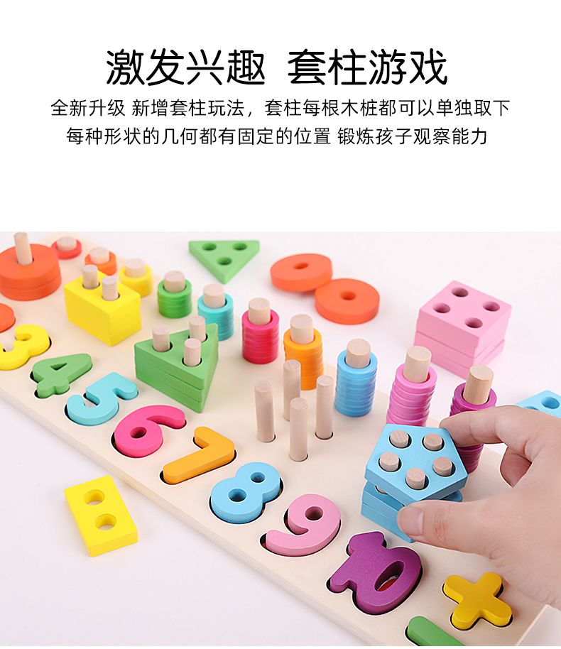 Three-in-one logarithmic board Specification image