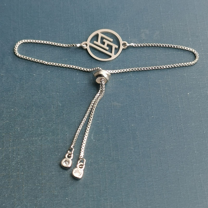 Laser Dog brand titanium steel pendant accessories, bracelet necklace accessories, cross-border new product accessories, creative new products detail image 3