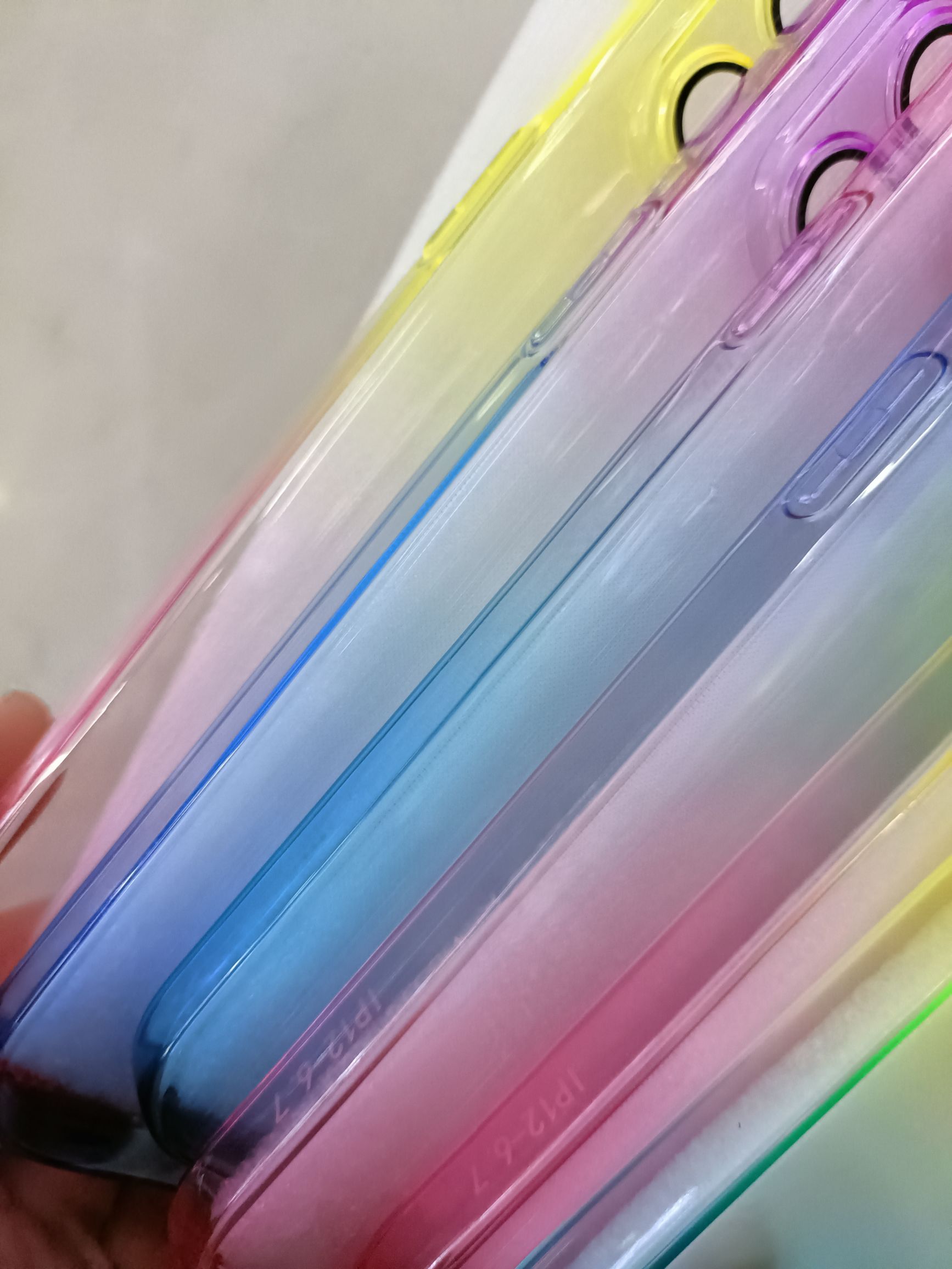 双色渐变护眼tpu手机壳