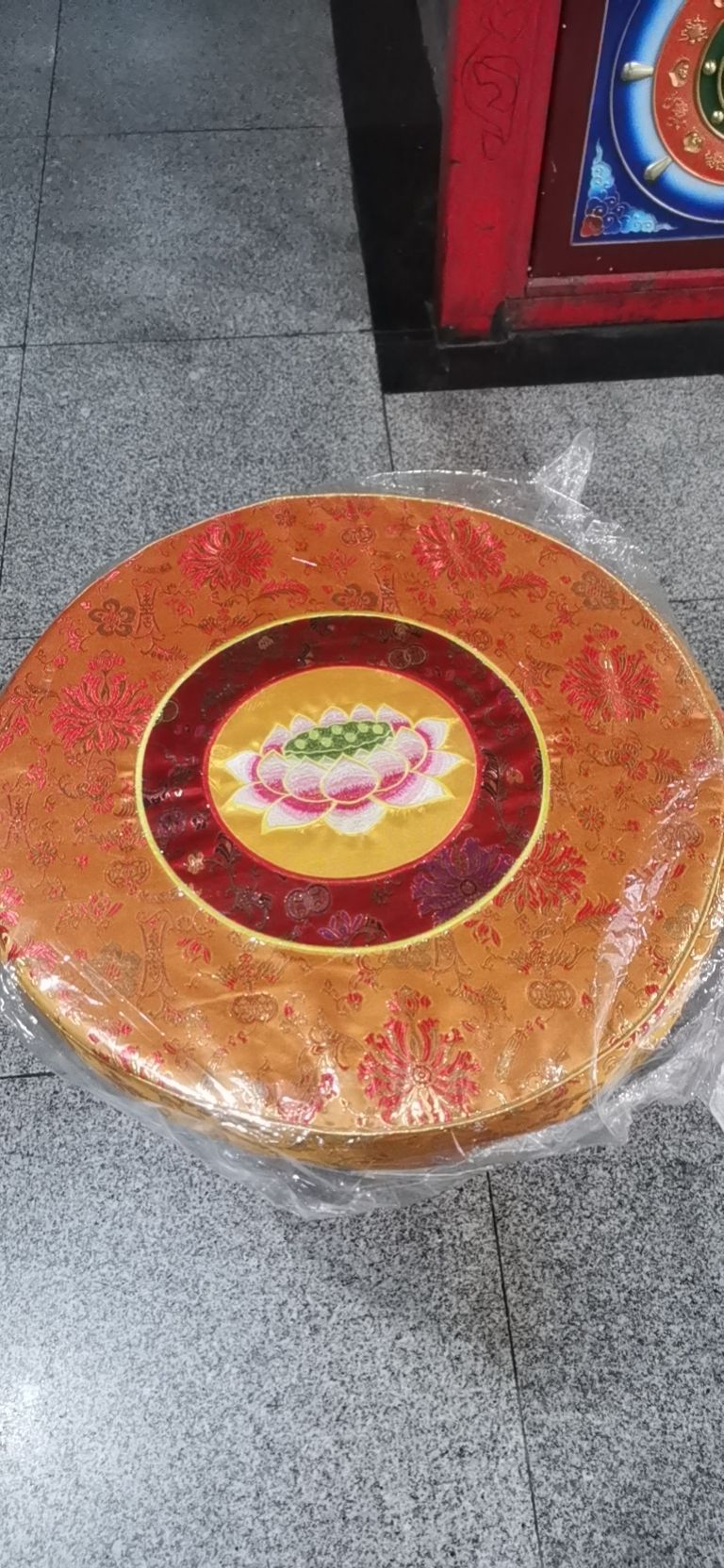 Lotus worship mat, worship stool, household kneeling mat, meditation mat, sitting mat, kneeling stool, kowtowing, worship stool, meditation cushion, Golden Qilin A21 detail image 4