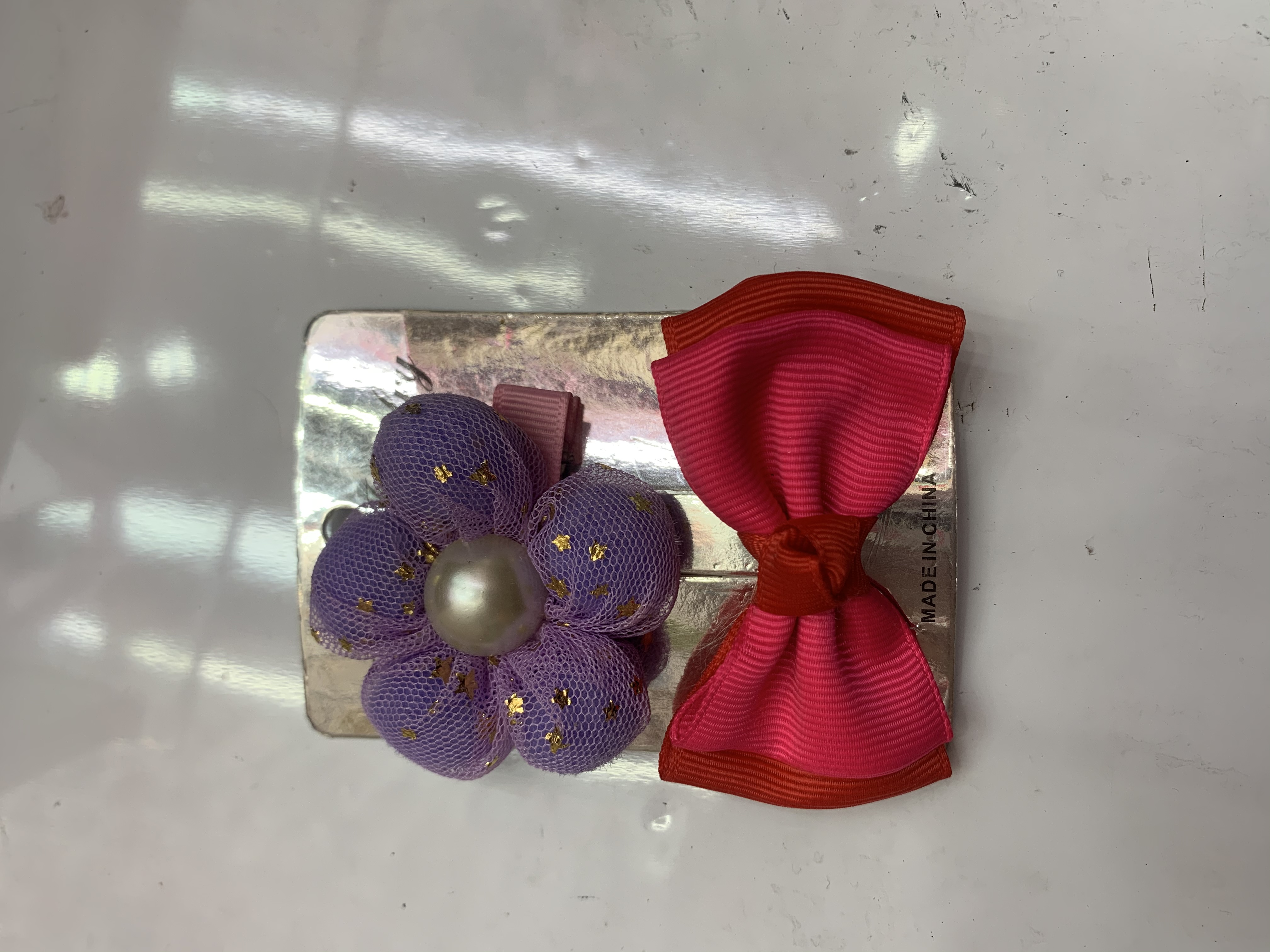 网球＋蝴蝶结/鸭夹/饰品产品图