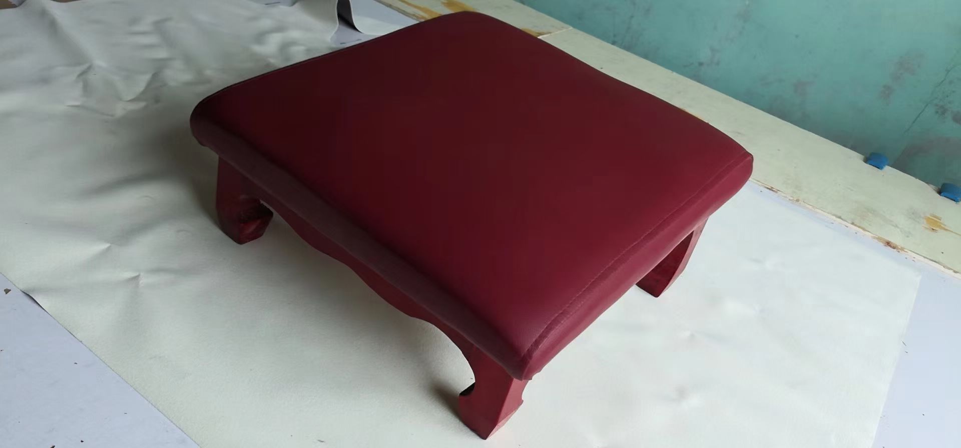 Lotus worship mat, Golden Qilin A23 Worship stool, household kneeling mat, meditation mat, sitting cushion, kneeling stool, kowtowing, worship stool, meditation cushion pic 4