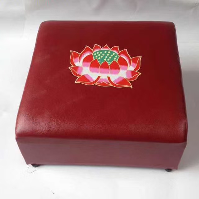Lotus worship mat, worship stool, household kneeling mat, Golden Qilin A26 Meditation mat, sitting mat, kneeling stool, kowtowing, worship stool, meditation cushion detail image 7