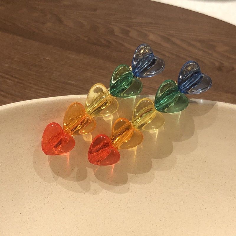 糖果透明爱心树脂配件饰品配件头饰手链配件产品图