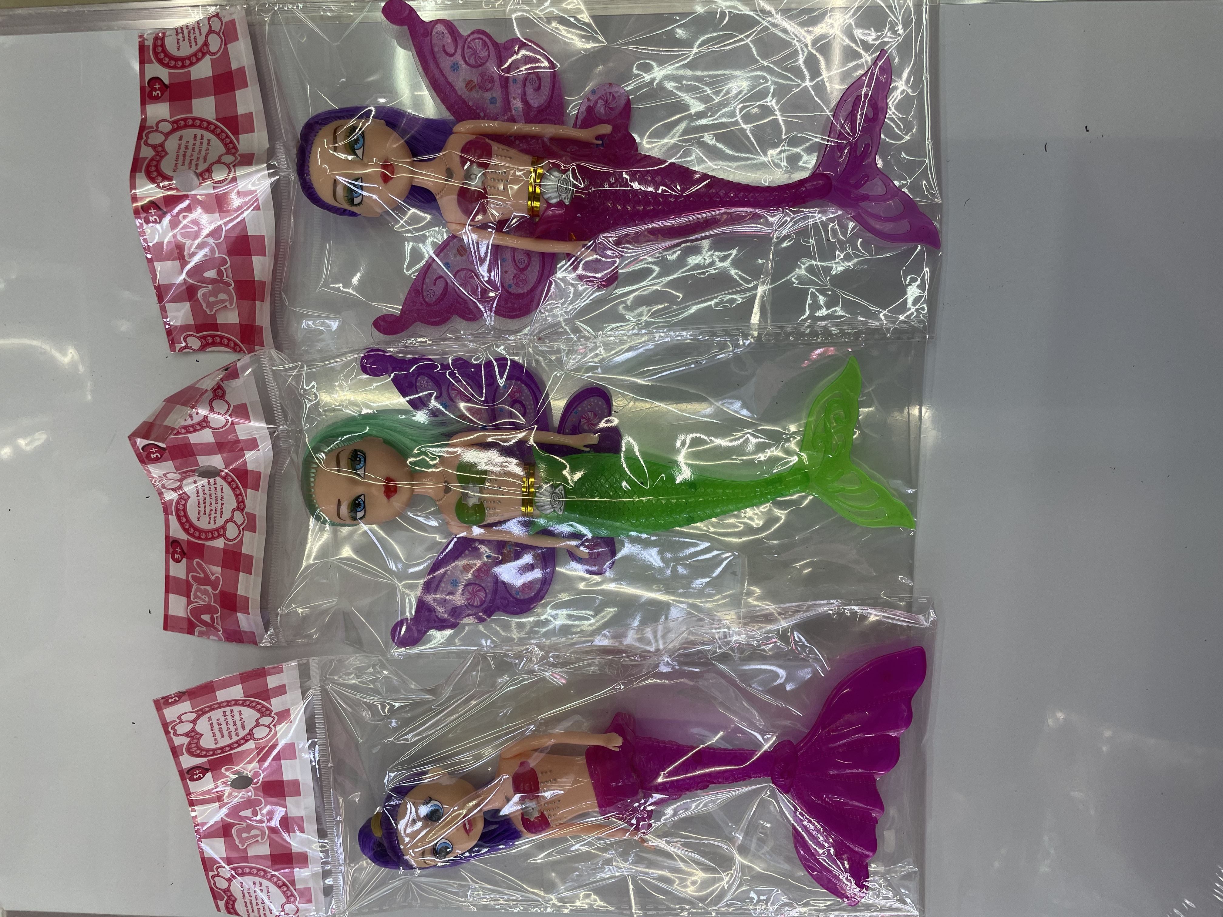 Yina Toys Store Mermaid, with Wings, four-color mixed set, Barbie Doll Set, Exquisite ultra-high-end Version 01 details Picture