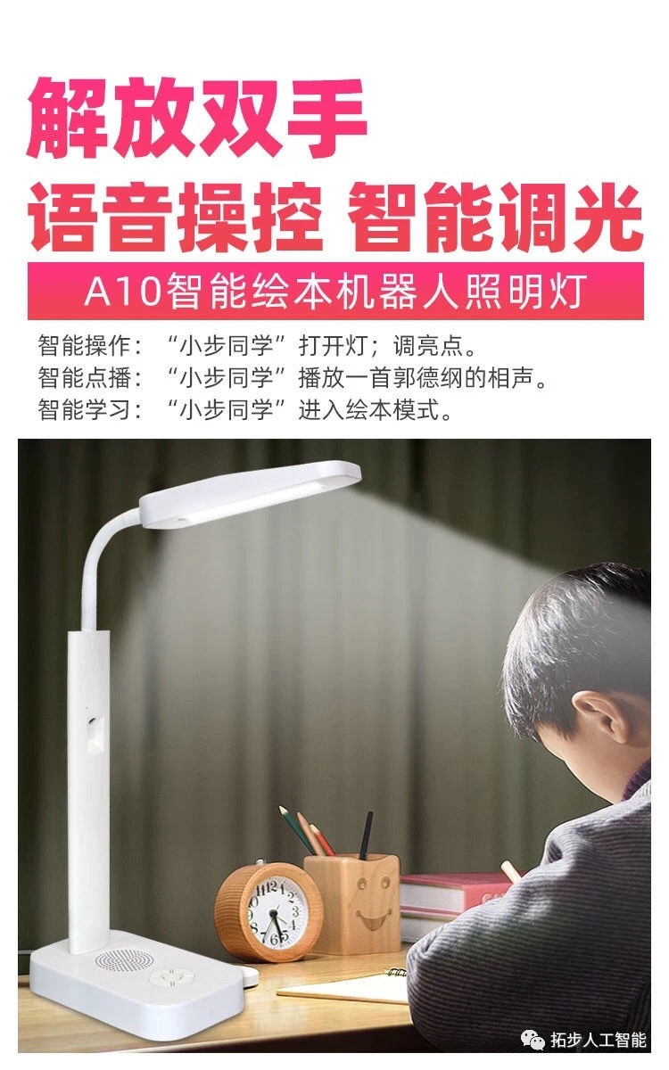 Tuobu Smart Desk Lamp Application Scenario