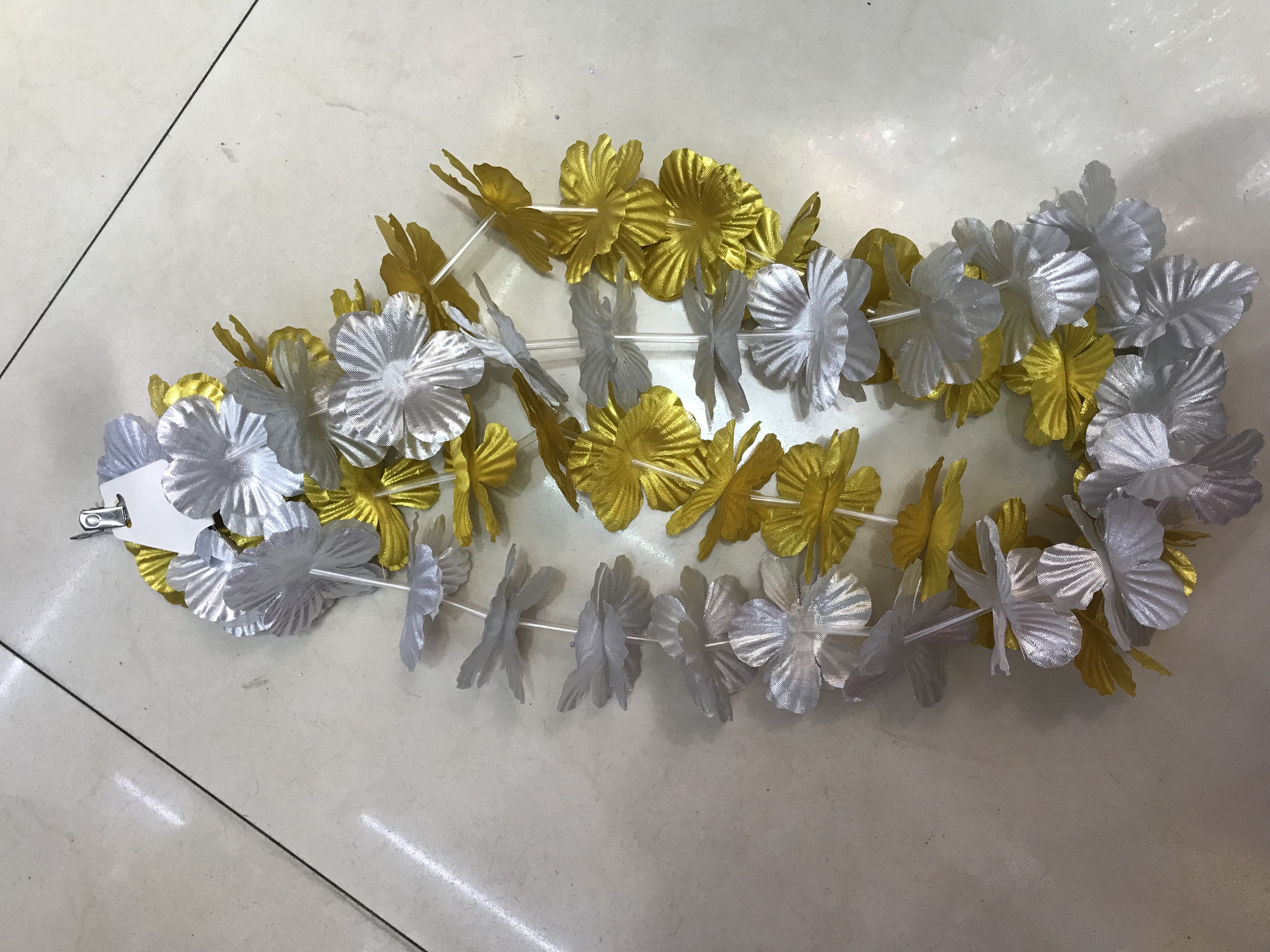 节日派对金银花环