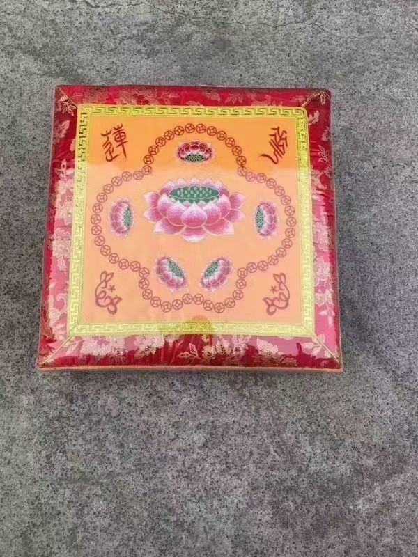 Lotus worship mat, Golden Qilin A23 Worship stool, household kneeling mat, meditation mat, sitting cushion, kneeling stool, kowtowing, worship stool, meditation cushion pic 10