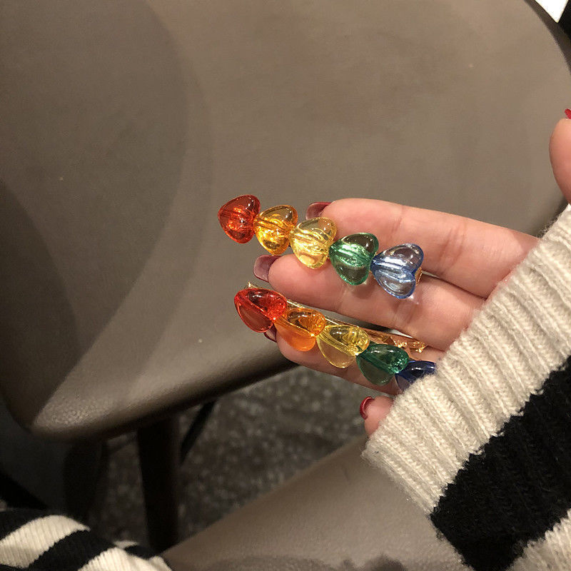 糖果透明爱心树脂配件饰品配件头饰手链配件