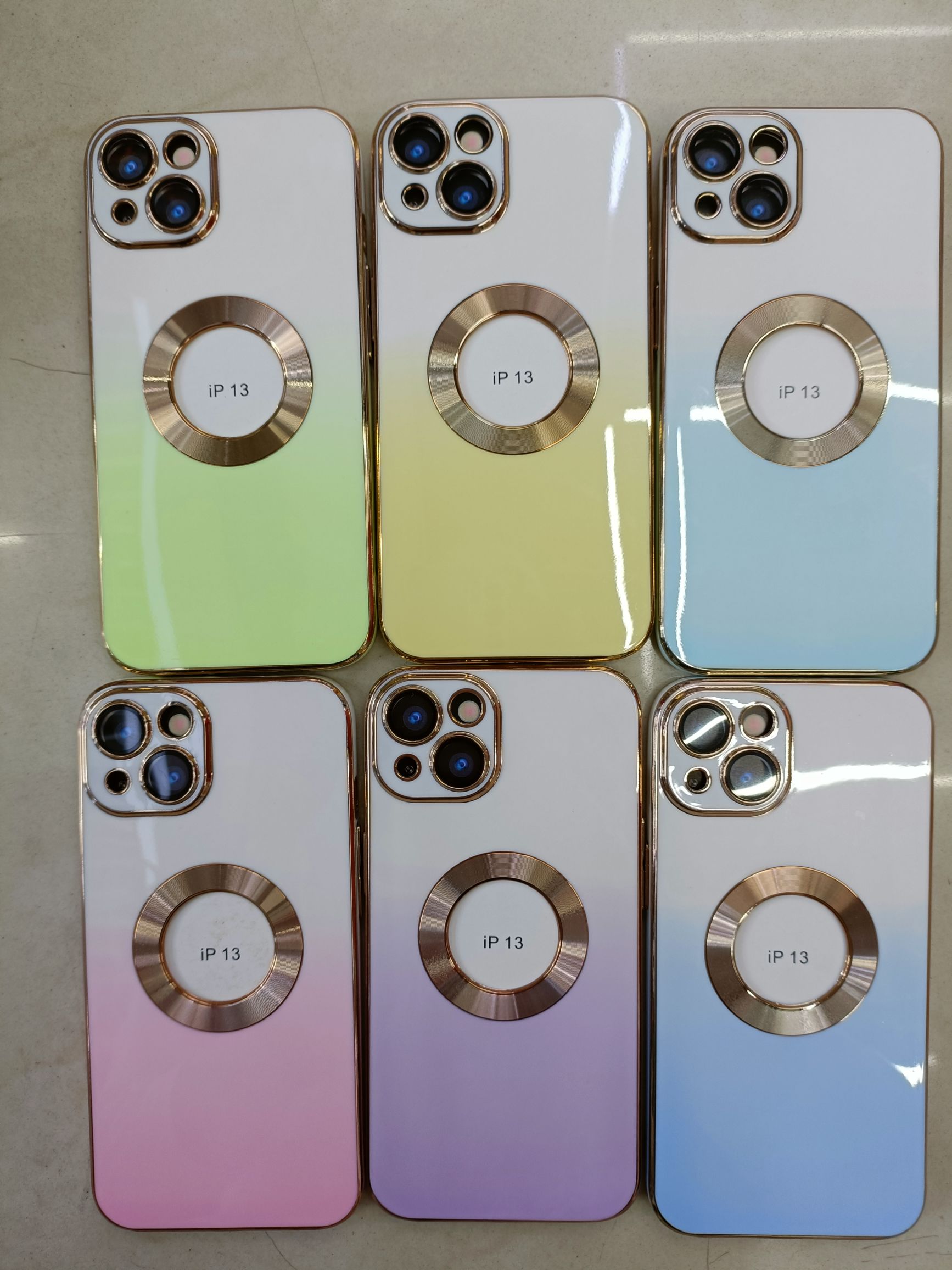 电镀渐变护眼漏标软壳 型号 IP6-14