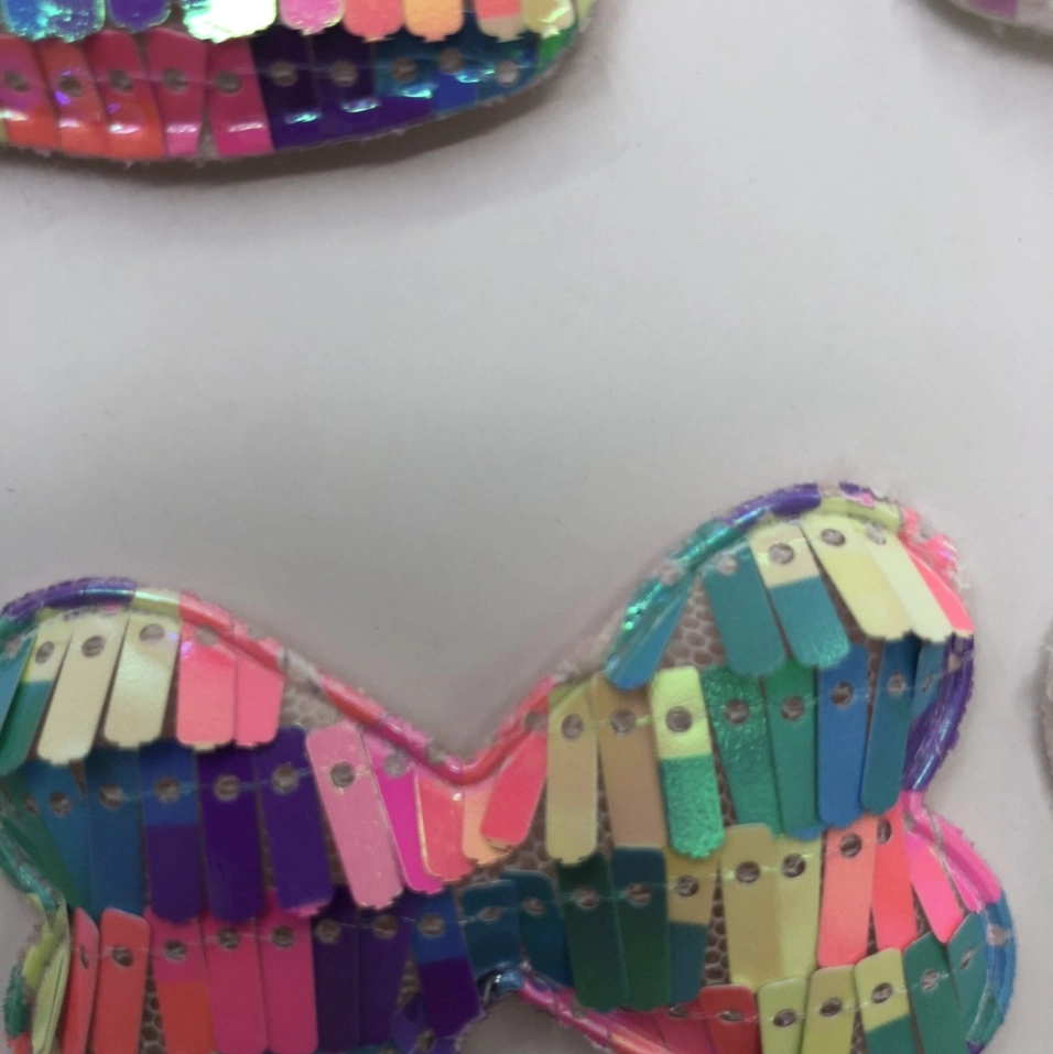 Sequined bow tie 28, sequined bow tie 1, elegant autumn and winter plush flower duckbill clip, new forest-style Specification image