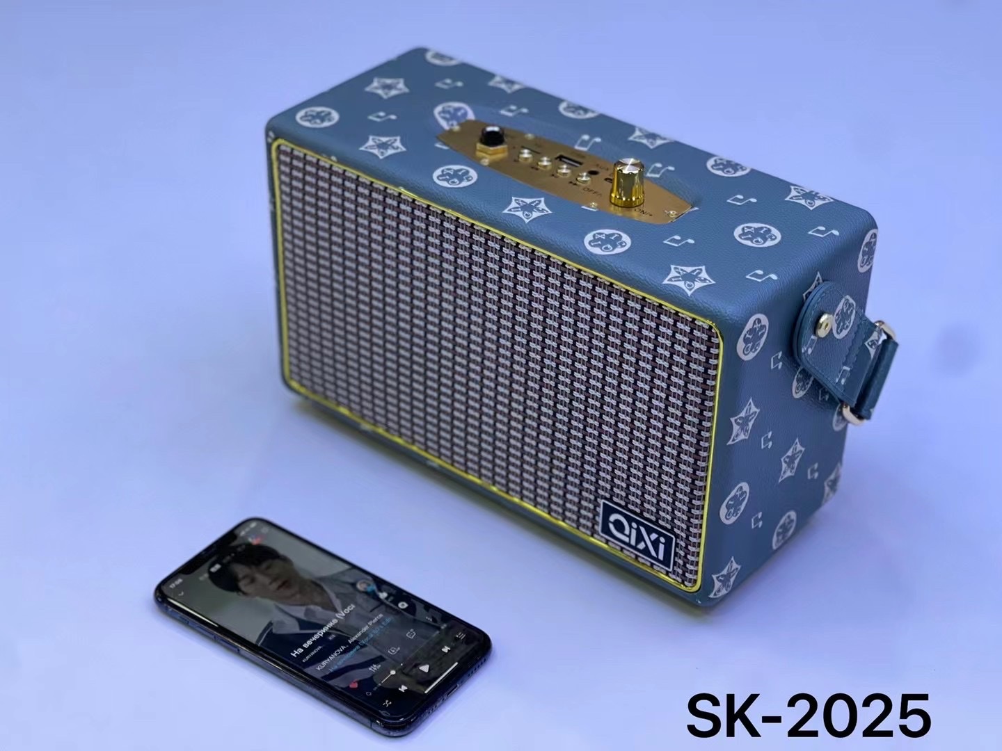 The new retro portable Bluetooth speaker SK-2025 Specification image