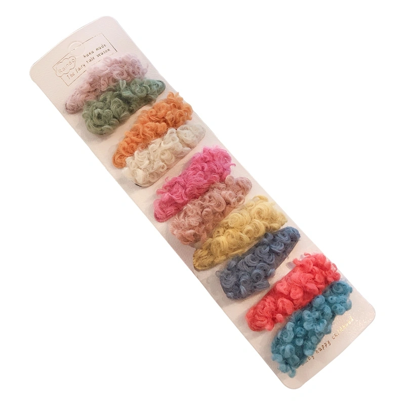 Korean version of "MAO MAO Flower" children's hair clips, bb clips, broken hair, girls' hair accessories, baby hair clips, headwear, bangs clips, 5.5 without clips. Specification image