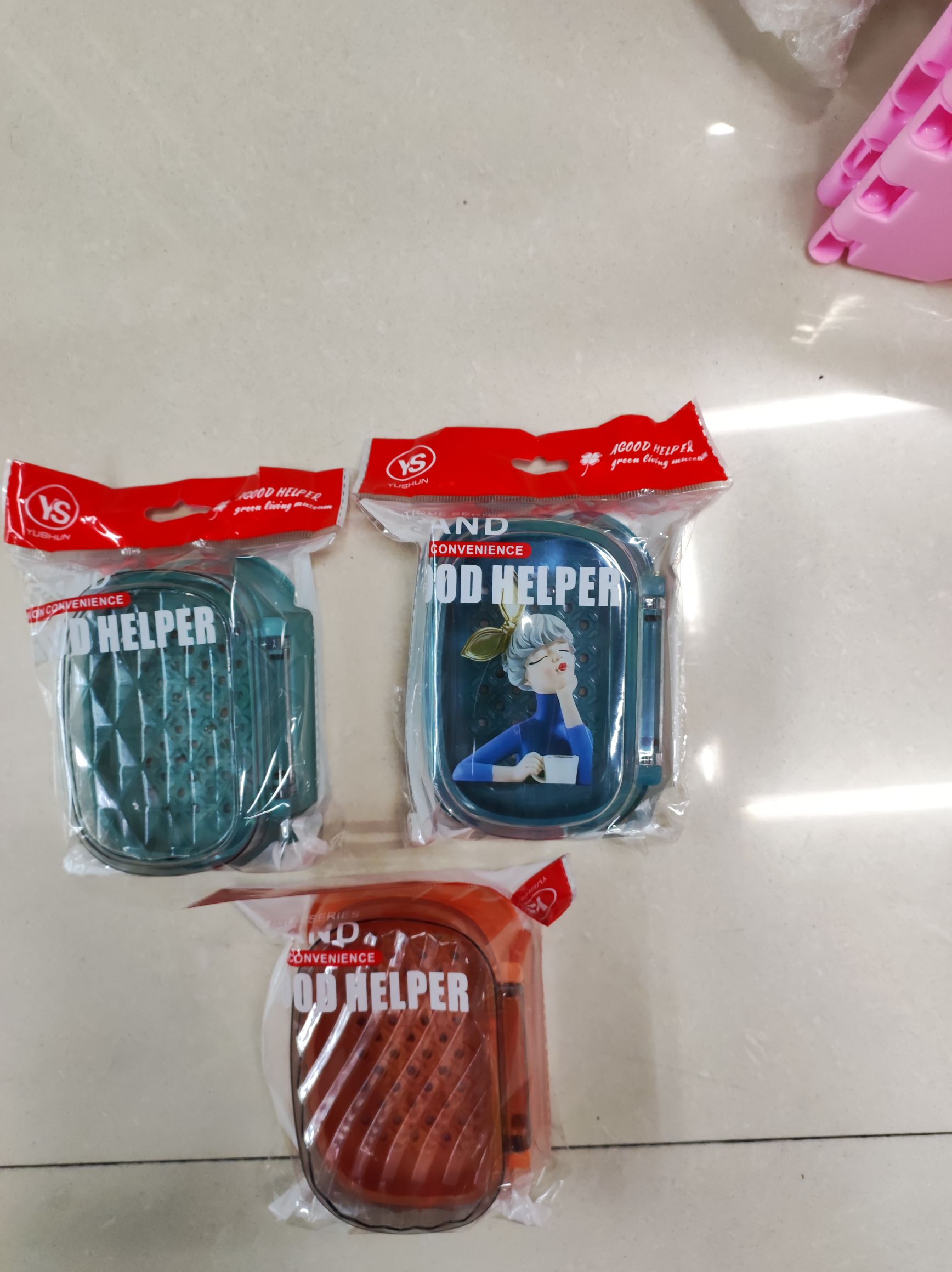 肥皂盒、架、网实物图