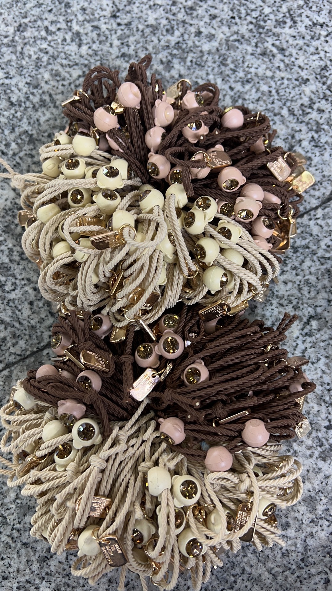 (100）个装精品皮筋2色50个装网络爆款