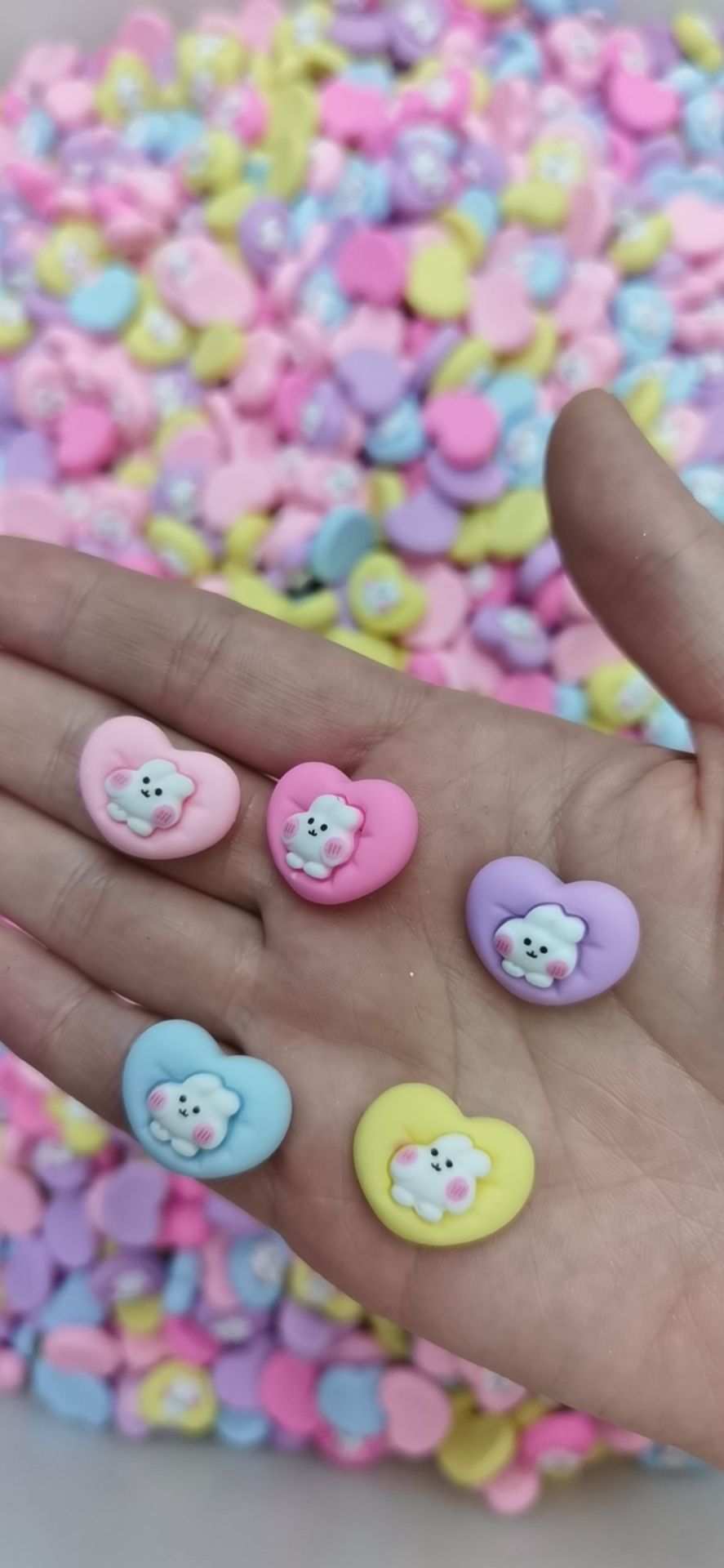 Cartoon and cute plastic mixed style matte resin patch diy lucky bags, animal, flower and fruit accessories factory direct sales Specification image