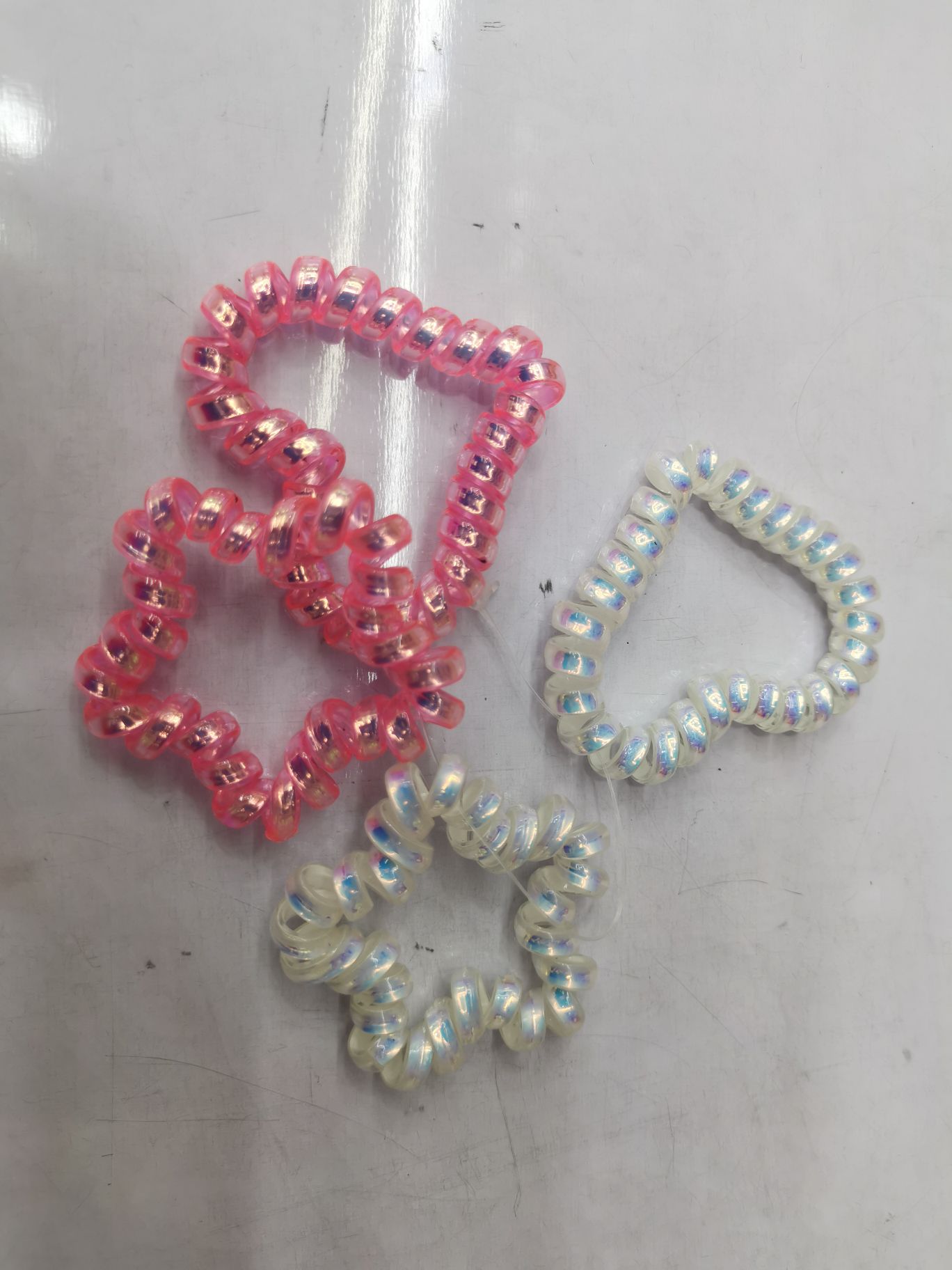 订型多款电话线高弹力发圈扎头发气质发饰无痕不伤发圈