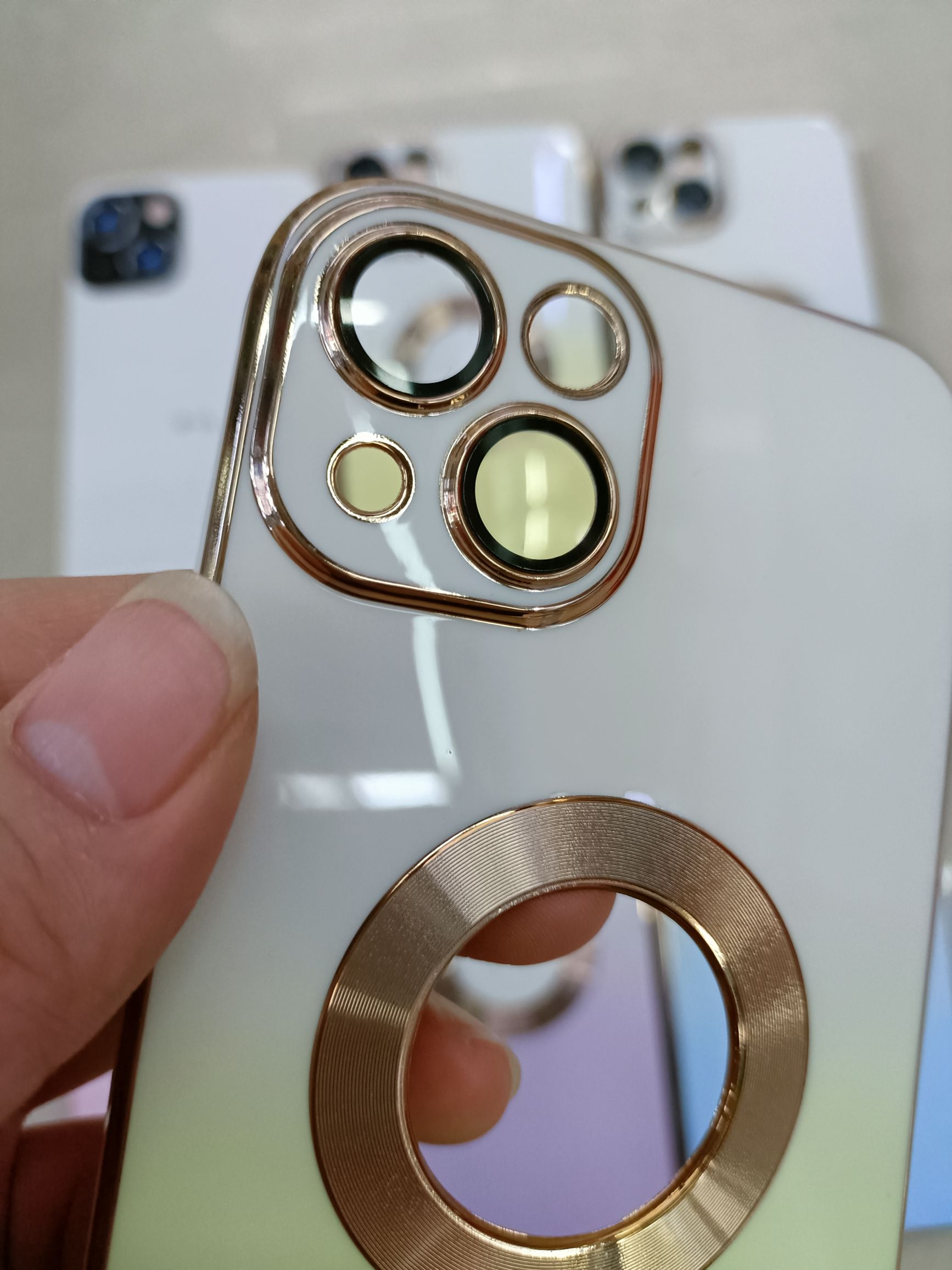 电镀渐变护眼漏标软壳 型号 IP6-14详情图2