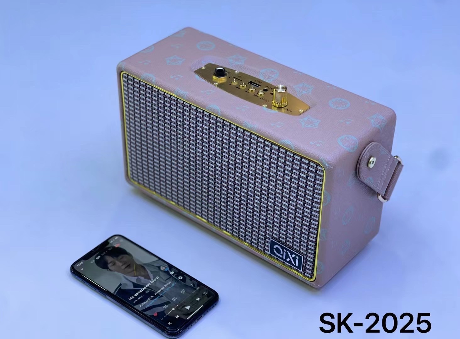 The new retro portable Bluetooth speaker SK-2025 Application Scenario