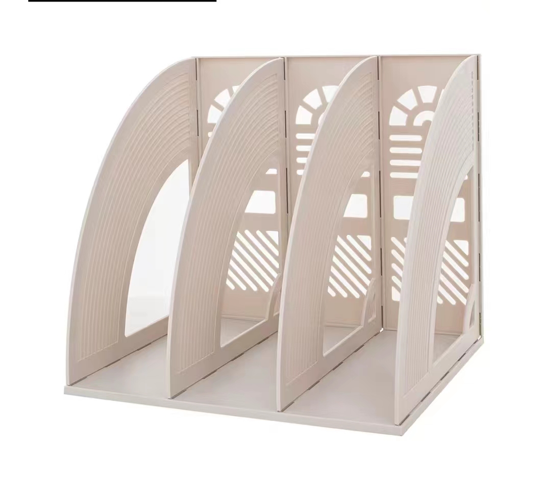 File rack, bookshelf, data organization rack