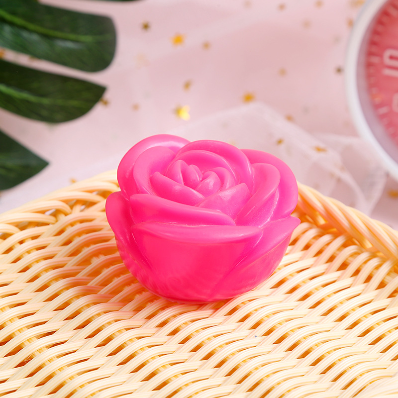 发光玫瑰花房间装饰灯LED七彩灯地摊爆款玩具灯搪胶小夜灯玩具地摊厂家情人节礼品 详情4