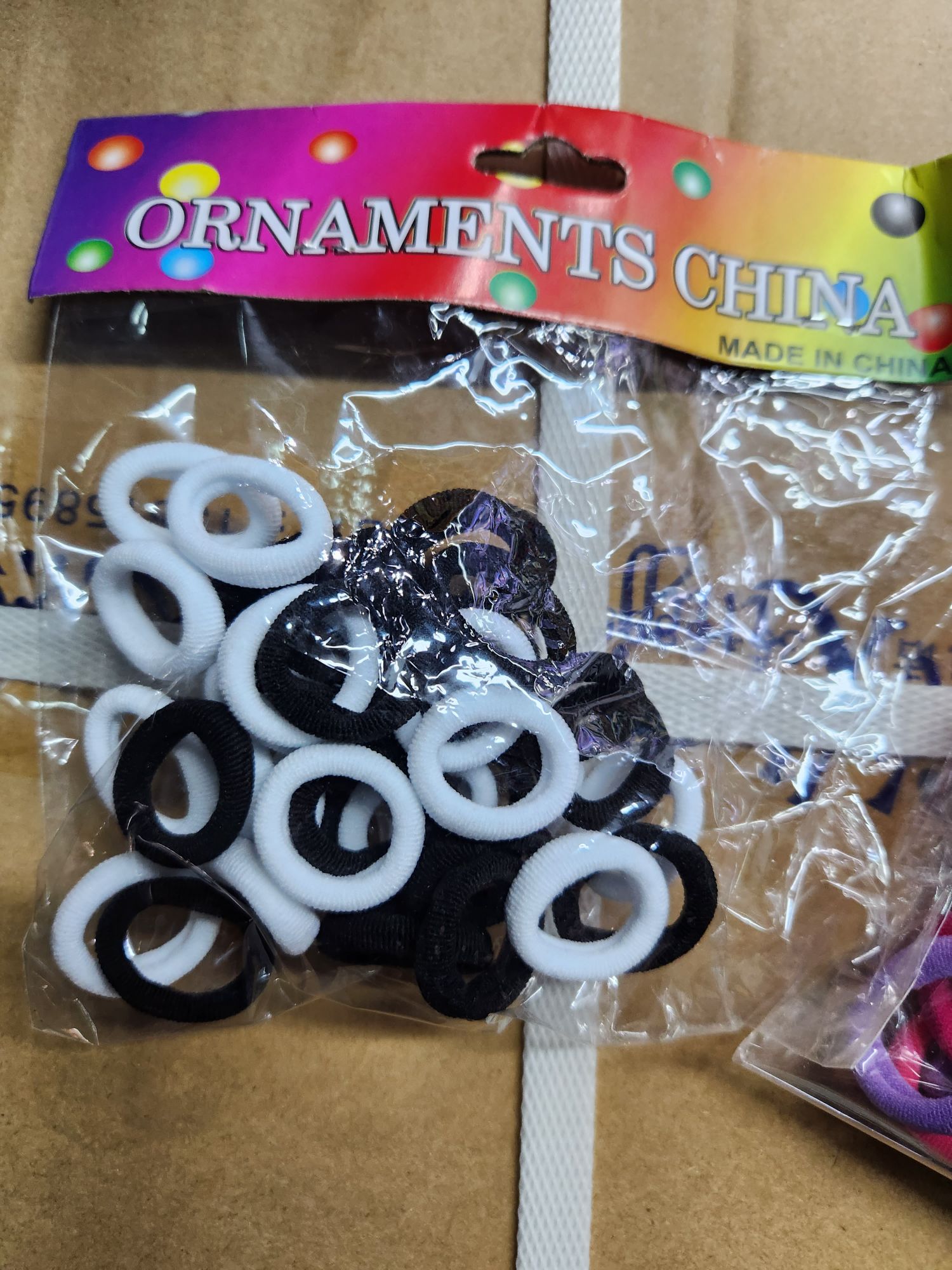 流行品/儿童发圈/儿童饰品白底实物图