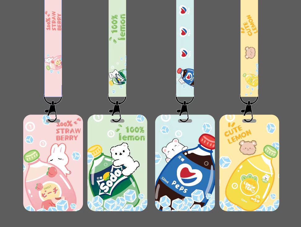 Cartoon ID card, card holder, student card detail image 4