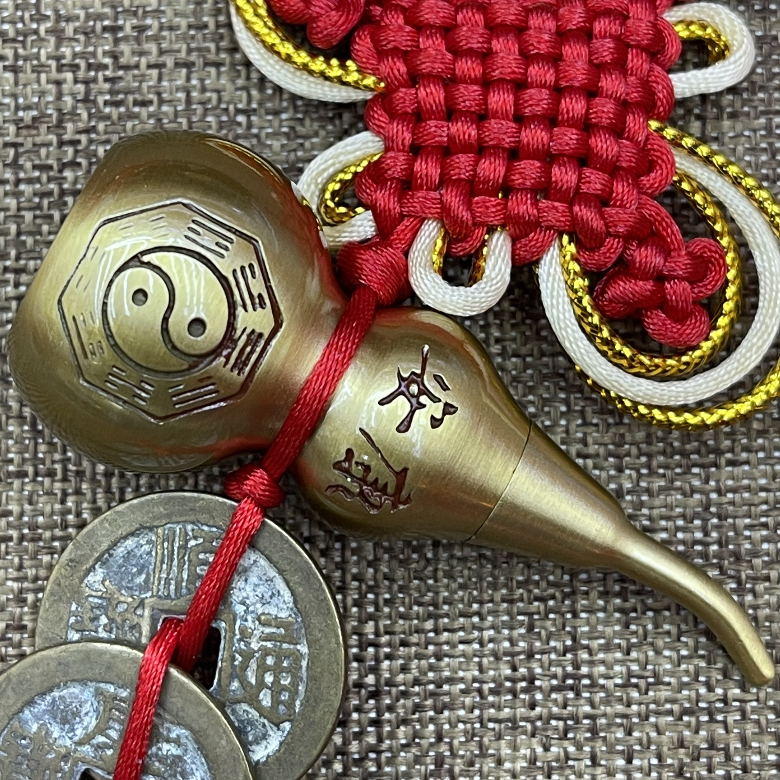 المهترئ WuDi الصدأ الأخضر Qian Fu عشتورث النحاس الرفاه القرع قطع نحاسية إضافية نوط 076/Lang ليندسي details Picture