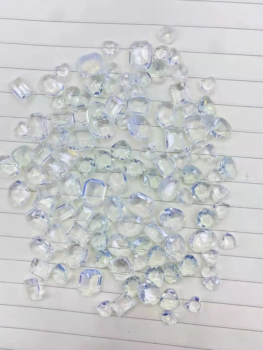Nuevo taladro de fondo de punta de color gris transparente K9 taladro de uñas ultra flash taladro de pila taladro estereoscópico DIY sticky drill 5025 detail image 11