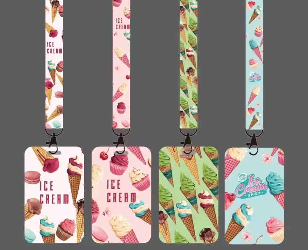 Cartoon ID card, card holder, student card