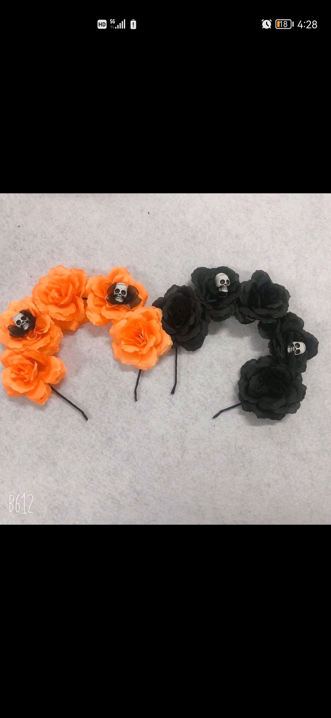 爆款5朵鬼头头扣款式很多，万圣节道具，欢迎来样定做，款式多多