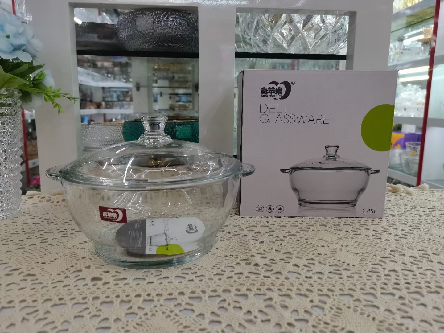 1450ML钢化玻璃煲 EB1009