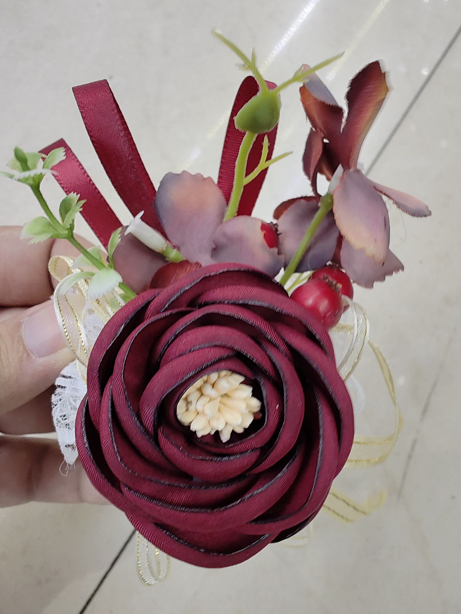 新娘手腕花/姐妹团手花细节图