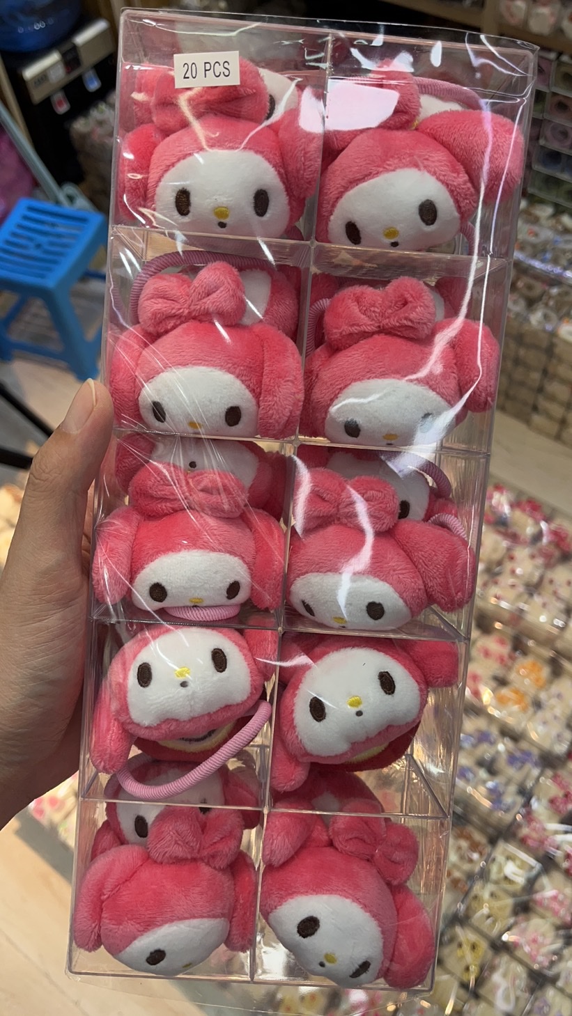 【20 Sets 】 Best-selling plush osmanthus dog hair band Pudding Dog leather band Headband