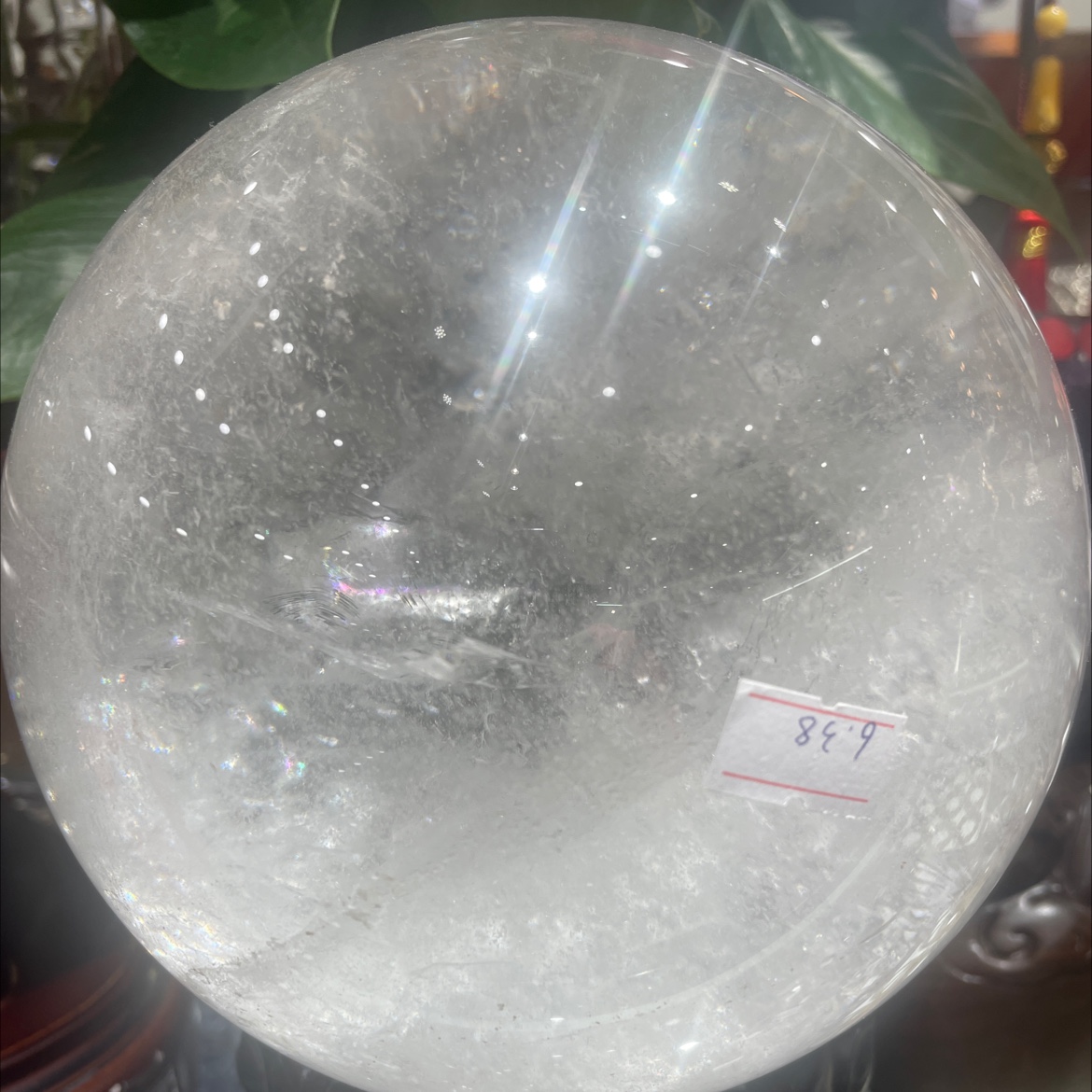 巴西天然水晶  天然水晶球 高档水晶装饰品 sj-1详情图1