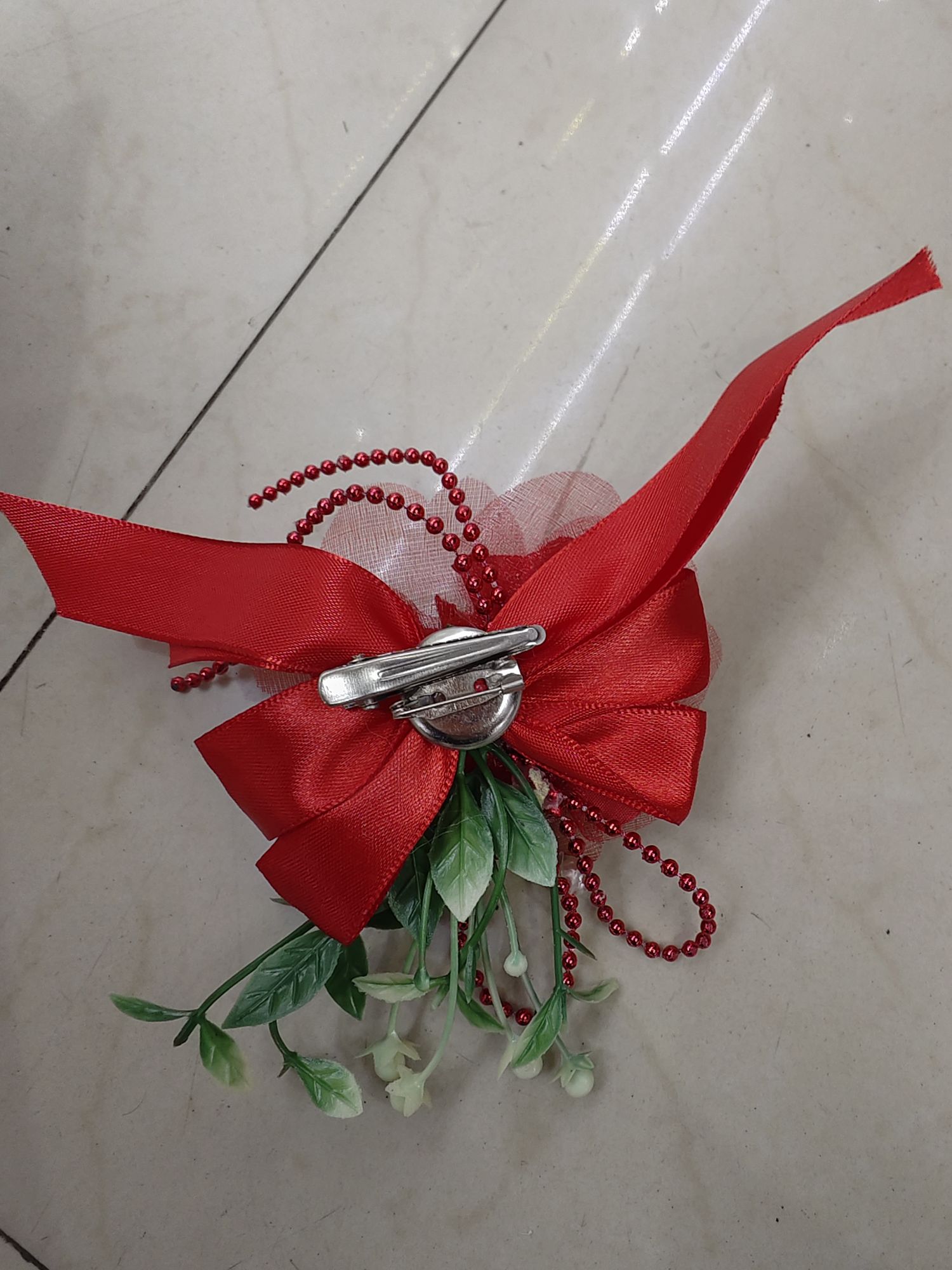 Wholesale of wedding corsages, complete sets of corsages for brides and grooms, parents and family brooches, lapels, bridesmaids and groomsmen, Chinese-style lapels, artificial flowers, only love Specification image