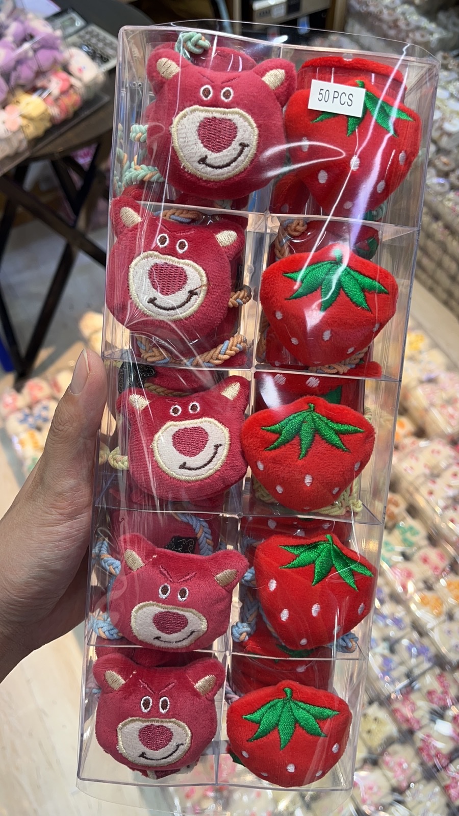 【50 Sets 】 Fashionable bestseller Big cartoon strawberry Bear headband Radish Rabbit skin band details Picture