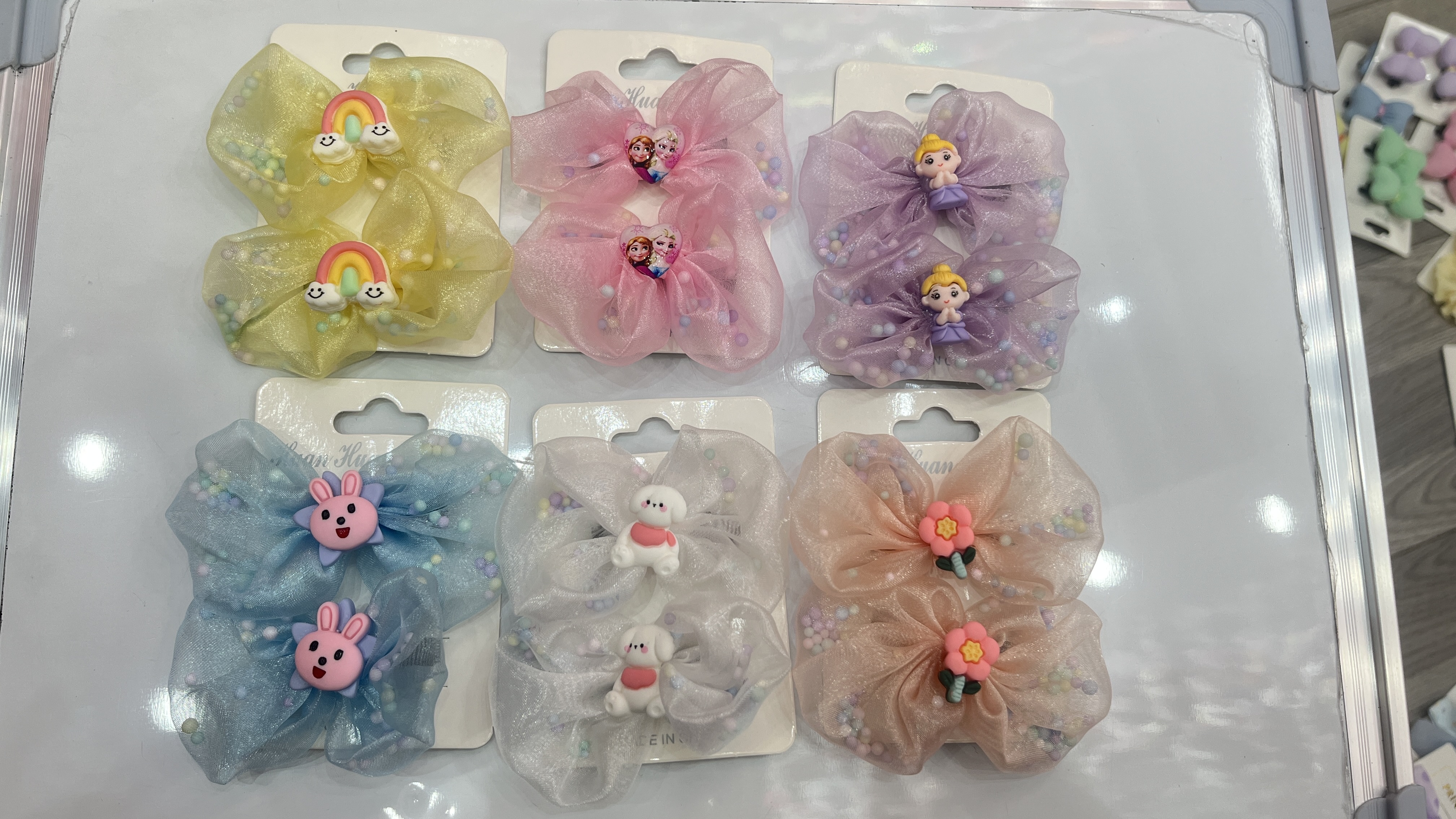Korean-style fashionable and casual duck tongs, rubber bands, fabric