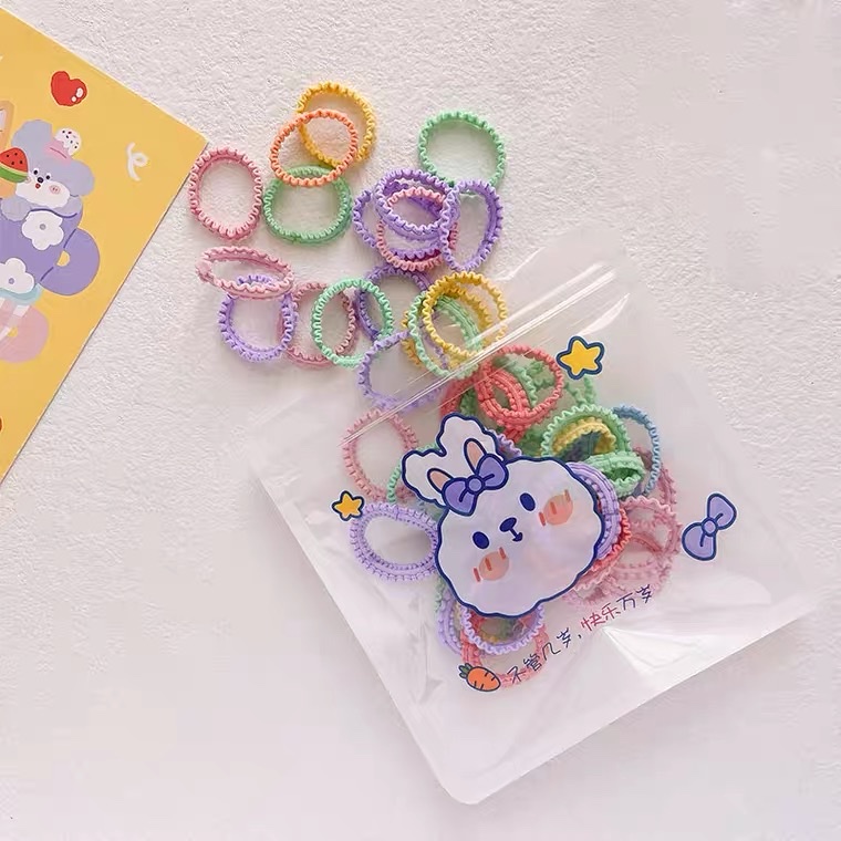 木耳花边皮筋/儿童皮筋/不伤发皮筋细节图