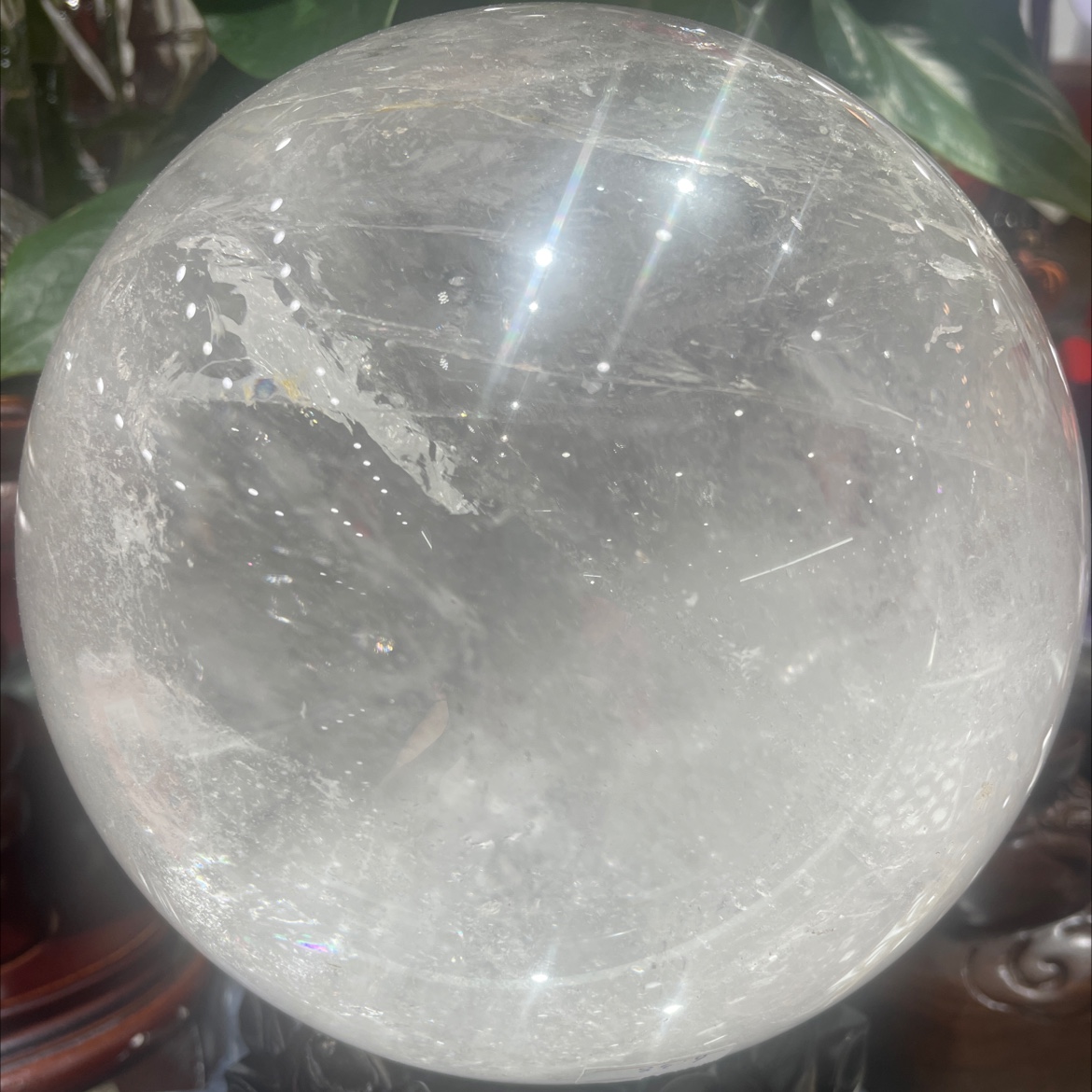 巴西天然水晶  天然水晶球 高档水晶装饰品 sj-1图
