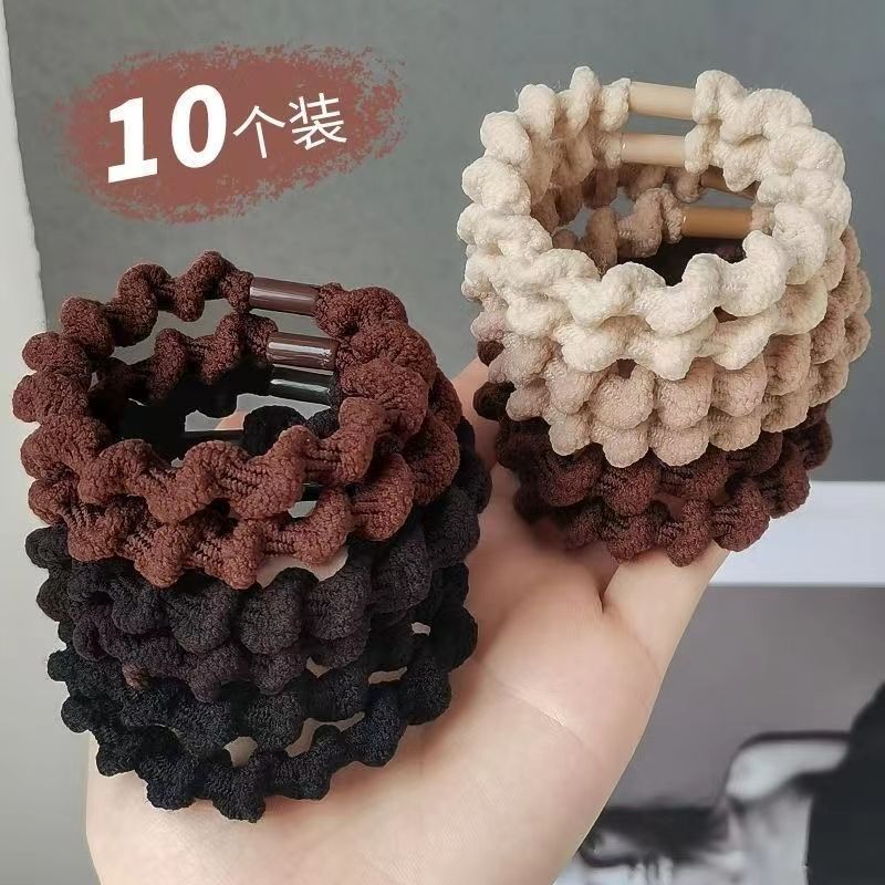 精品流行百搭網紅新款头繩二十条一包锦璐饰品