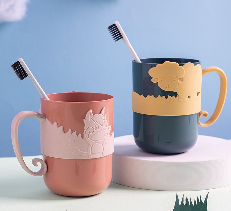 Brushing cup, mouthwash cup, toothbrush cup, toothbrush storage box, brushing cup, washing cup, mouthwash cup, simple and household